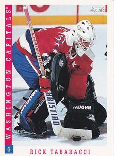#403 Rick Tabaracci - Washington Capitals - 1993-94 Score Canadian Hockey