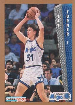 #403 Jeff Turner - Orlando Magic - 1992-93 Fleer Basketball