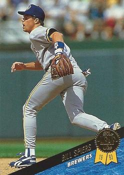 #403 Bill Spiers - Milwaukee Brewers - 1993 Leaf Baseball