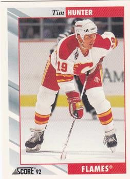 #403 Tim Hunter - Calgary Flames - 1992-93 Score USA Hockey