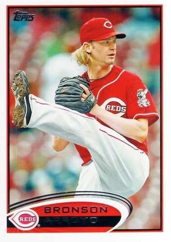 #403 Bronson Arroyo - Cincinnati Reds - 2012 Topps Baseball