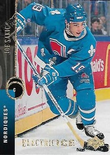 #404 Joe Sakic - Quebec Nordiques - 1994-95 Upper Deck Hockey - Electric Ice