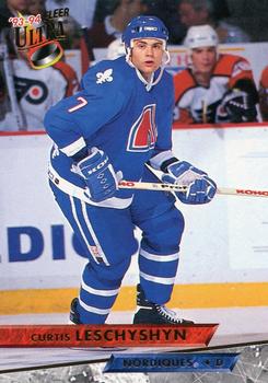 #404 Curtis Leschyshyn - Quebec Nordiques - 1993-94 Ultra Hockey