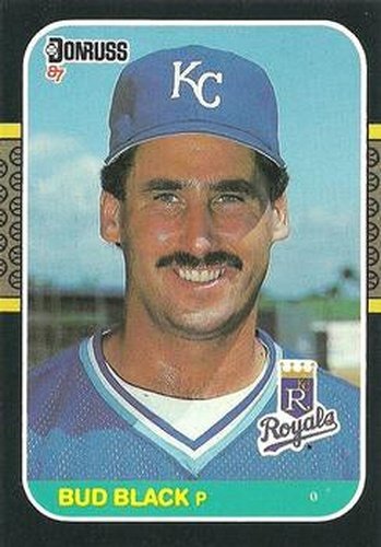 #404 Bud Black - Kansas City Royals - 1987 Donruss Baseball