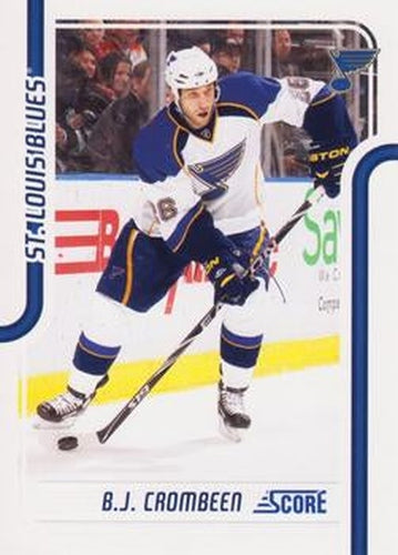 #404 B.J. Crombeen - St. Louis Blues - 2011-12 Score Hockey