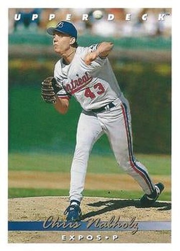 #404 Chris Nabholz - Montreal Expos - 1993 Upper Deck Baseball