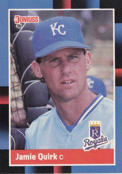 #404 Jamie Quirk - Kansas City Royals - 1988 Donruss Baseball