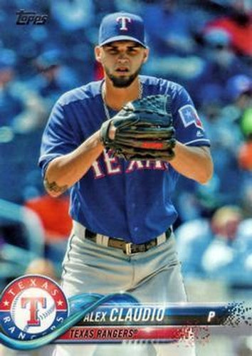 #404 Alex Claudio - Texas Rangers - 2018 Topps Baseball