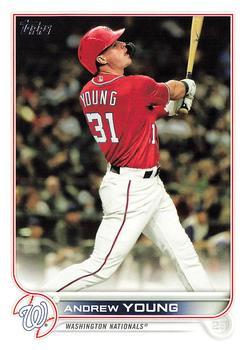 #404 Andrew Young - Washington Nationals - 2022 Topps Baseball