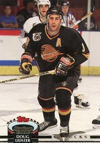 #404 Doug Lidster - Vancouver Canucks - 1992-93 Stadium Club Hockey
