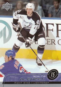 #404 Nikita Alexeev - Tampa Bay Lightning - 2002-03 Upper Deck Hockey