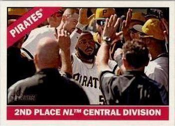 #404 2nd Place NL Central Division Pittsburgh Pirates - Pittsburgh Pirates - 2015 Topps Heritage Baseball