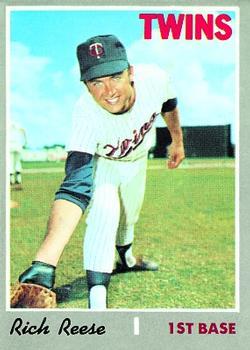 #404 Rich Reese - Minnesota Twins - 1970 Topps Baseball