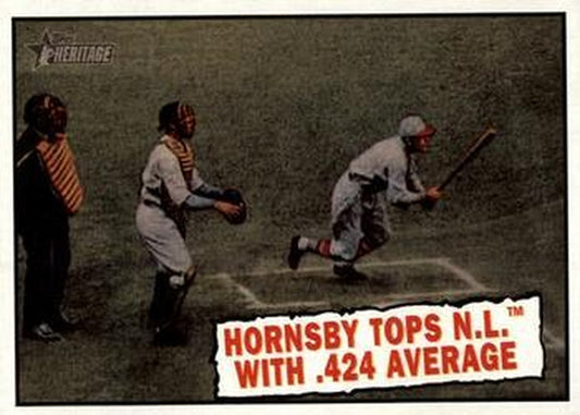 #404 Rogers Hornsby - St. Louis Cardinals - 2010 Topps Heritage Baseball