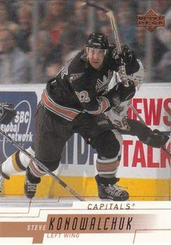 #404 Steve Konowalchuk - Washington Capitals - 2000-01 Upper Deck Hockey