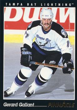 #404 Gerard Gallant - Tampa Bay Lightning - 1993-94 Pinnacle Hockey