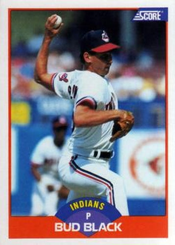 #404 Bud Black - Cleveland Indians - 1989 Score Baseball