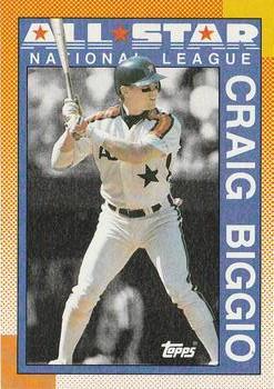 #404 Craig Biggio - Houston Astros - 1990 Topps Baseball