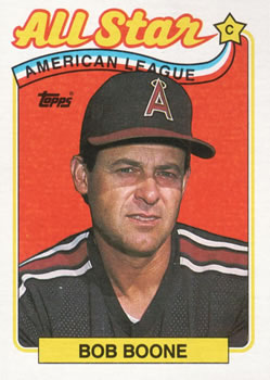 #404 Bob Boone - California Angels - 1989 Topps Baseball