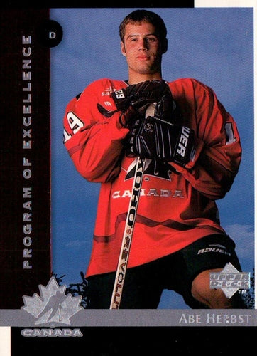 #404 Abe Herbst - Canada - 1997-98 Upper Deck Hockey