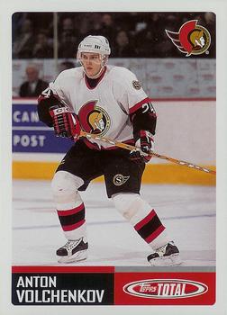 #404 Anton Volchenkov - Ottawa Senators - 2002-03 Topps Total Hockey
