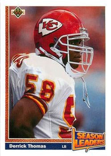 #404 Derrick Thomas - Kansas City Chiefs - 1991 Upper Deck Football