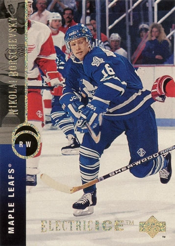 #405 Nikolai Borschevsky - Toronto Maple Leafs - 1994-95 Upper Deck Hockey - Electric Ice
