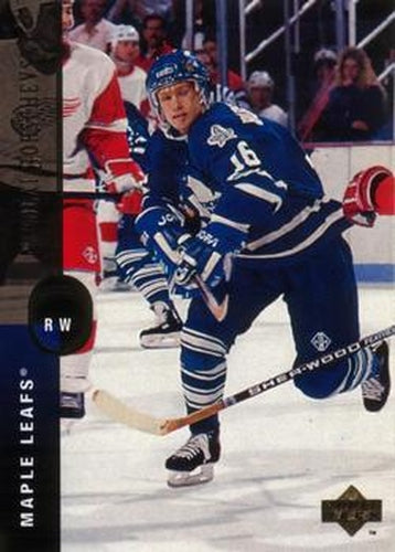 #405 Nikolai Borschevsky - Toronto Maple Leafs - 1994-95 Upper Deck Hockey