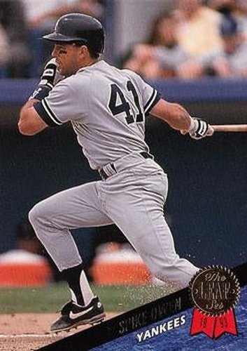 #405 Spike Owen - New York Yankees - 1993 Leaf Baseball