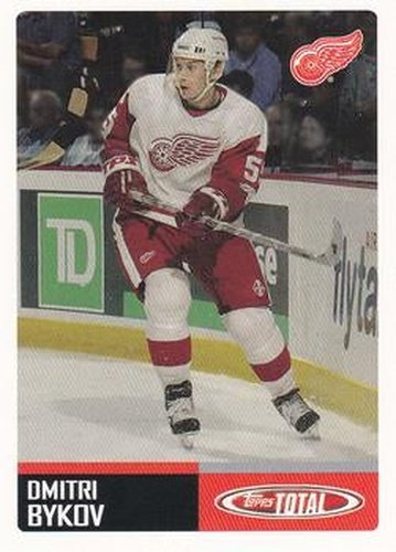 #405 Dmitri Bykov - Detroit Red Wings - 2002-03 Topps Total Hockey