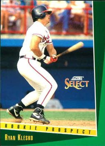 #405 Ryan Klesko - Atlanta Braves - 1993 Select Baseball