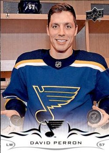 #405 David Perron - St. Louis Blues - 2018-19 Upper Deck Hockey