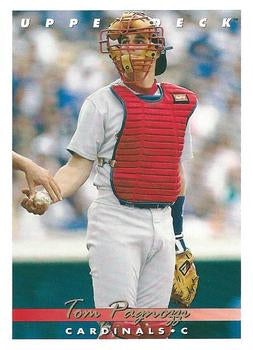 #405 Tom Pagnozzi - St. Louis Cardinals - 1993 Upper Deck Baseball