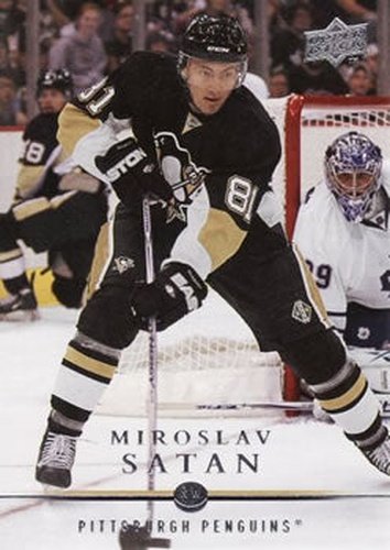 #405 Miroslav Satan - Pittsburgh Penguins - 2008-09 Upper Deck Hockey