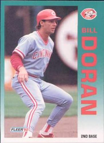 #405 Bill Doran - Cincinnati Reds - 1992 Fleer Baseball