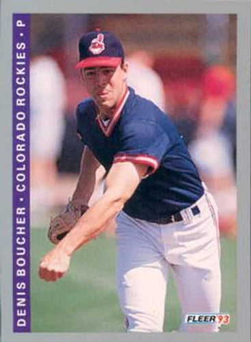 #405 Denis Boucher - Colorado Rockies - 1993 Fleer Baseball