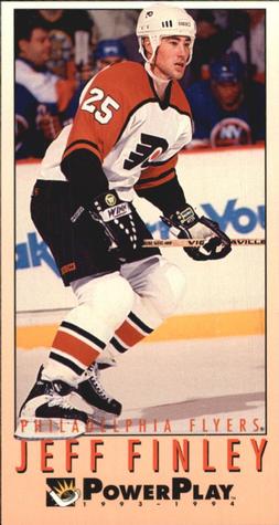 #405 Jeff Finley - Philadelphia Flyers - 1993-94 Fleer PowerPlay Hockey
