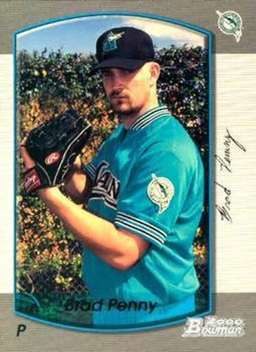 #405 Brad Penny - Florida Marlins - 2000 Bowman Baseball