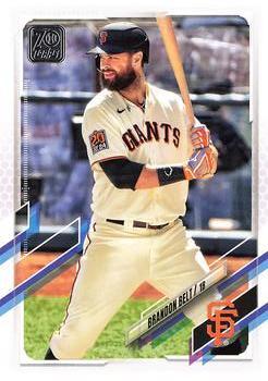 #405 Brandon Belt - San Francisco Giants - 2021 Topps Baseball