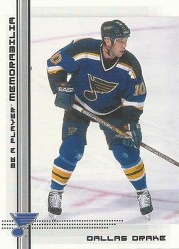 #405 Dallas Drake - St. Louis Blues - 2000-01 Be a Player Memorabilia Hockey
