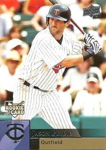 #405 Jason Pridie - Minnesota Twins - 2009 Upper Deck Baseball