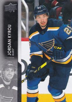 #405 Jordan Kyrou - St. Louis Blues - 2021-22 Upper Deck Hockey