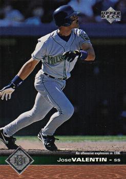 #405 Jose Valentin - Milwaukee Brewers - 1997 Upper Deck Baseball