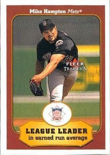 #405 Mike Hampton - New York Mets - 2001 Fleer Tradition Baseball