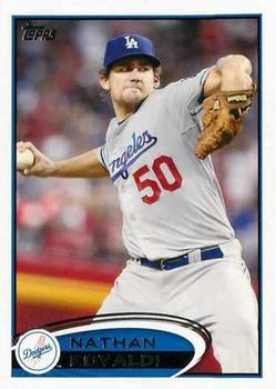 #405 Nathan Eovaldi - Los Angeles Dodgers - 2012 Topps Baseball