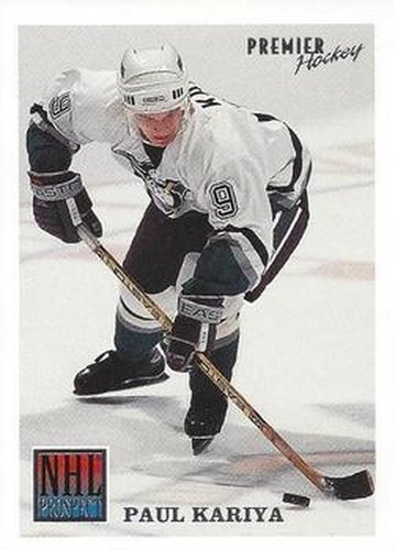 #405 Paul Kariya - Anaheim Mighty Ducks - 1994-95 Topps Premier Hockey