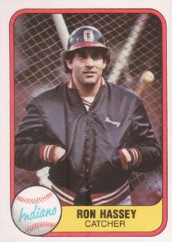 #405 Ron Hassey - Cleveland Indians - 1981 Fleer Baseball