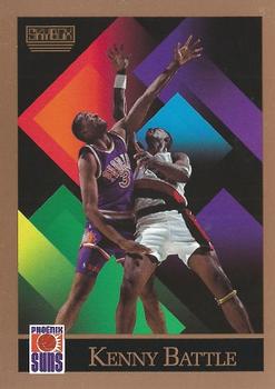 #405 Kenny Battle - Phoenix Suns - 1990-91 SkyBox Basketball