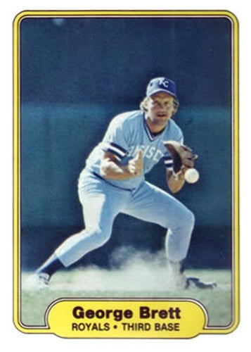 #405 George Brett - Kansas City Royals - 1982 Fleer Baseball