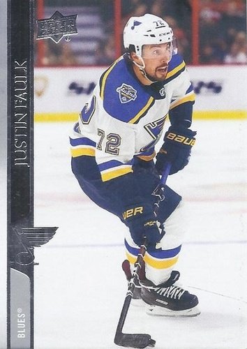 #405 Justin Faulk - St. Louis Blues - 2020-21 Upper Deck Hockey